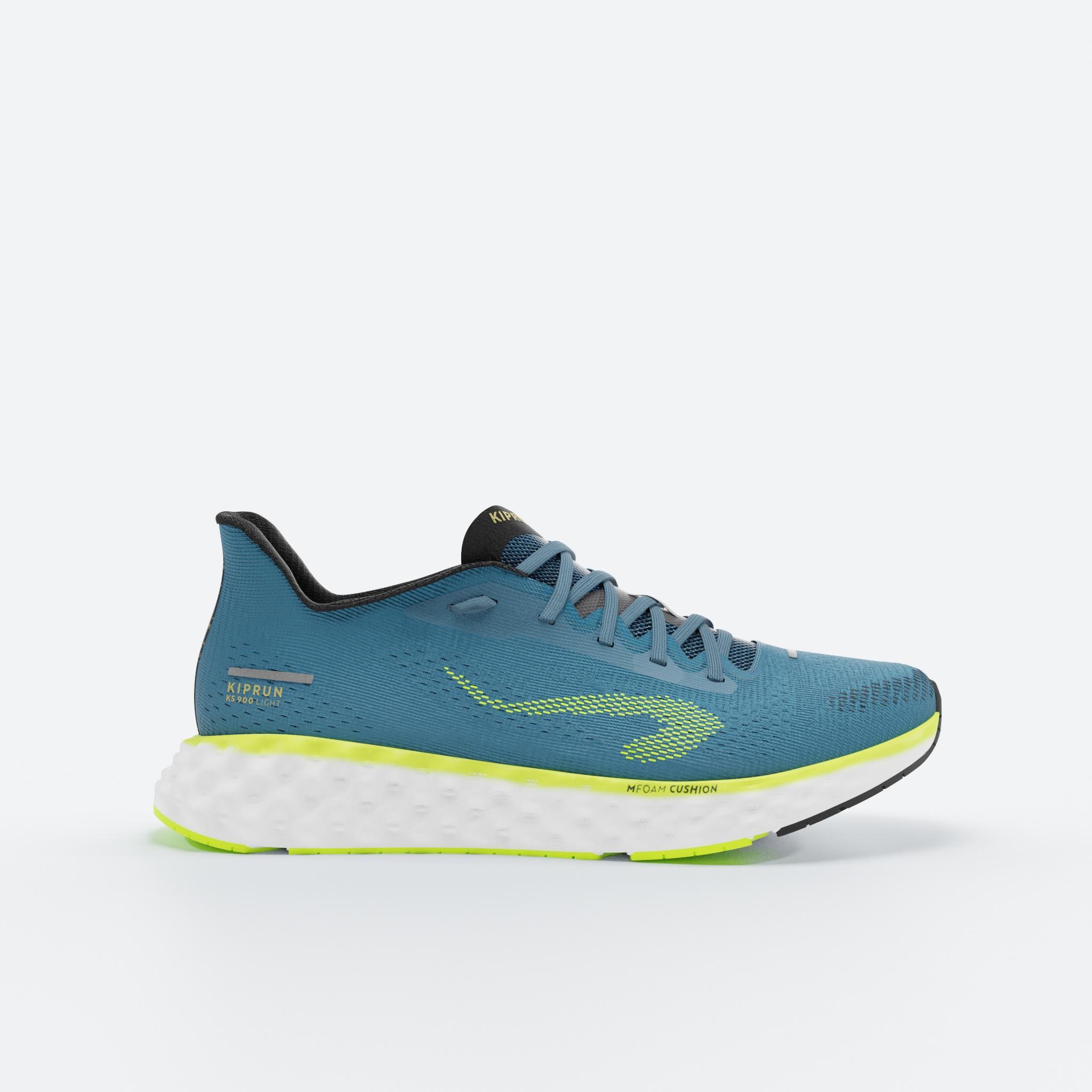 Tenis de running azul con verde para hombre Kiprun KS900 Light